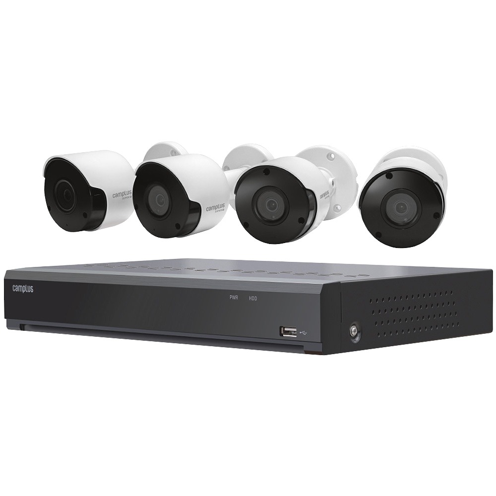 캠플러스 CCTV 보안 8채널 4카메라 CT-5AB804-2T